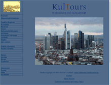 Tablet Screenshot of kultours-frankfurt.de